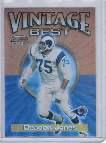 Deacon Jones 2001 Bowman s Best Vintage Best VB DJ
