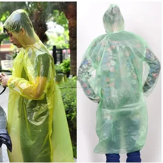 Waterproof Disposable Raincoats ShoppySanta