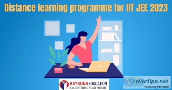 Distance learning programme for IIT JEE 2023