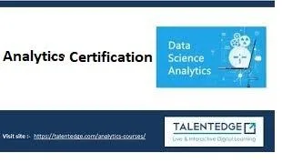 Analytics Certification
