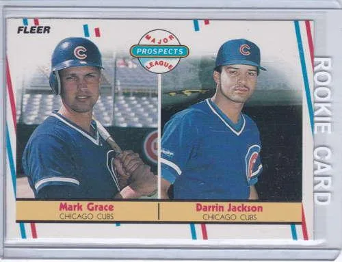 Mark GraceDarin Jackson 1988 Fleer RC (Rookie Card) 641
