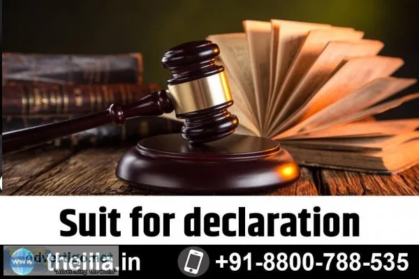 Suit for declaration - Lead India law associates