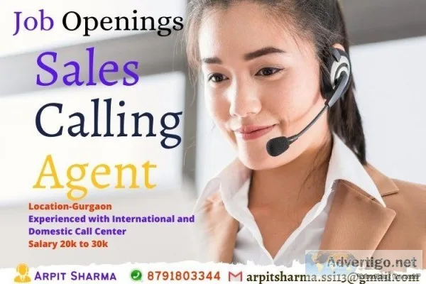 Hiring for Sales Calling Agent