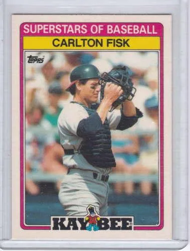 Carlton Fisk 1989 KayBee Superstars of Baseball Mint Condition 1
