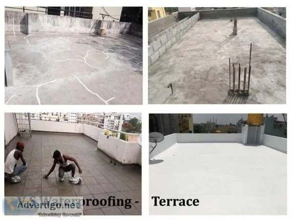 Waterproofing Solutions for Terrace Roof waterproofing solutions