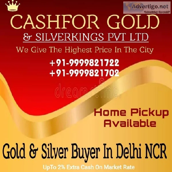 Selling old gold for cash