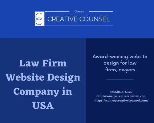 Law Firm Website Design Company in USA Conroy Creative Counsel