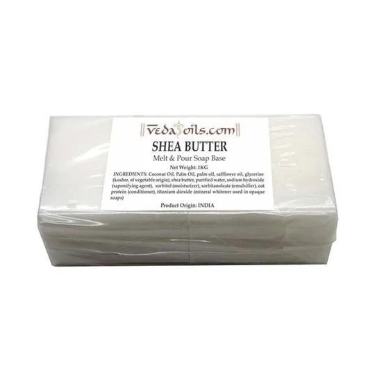 Buy shea butter melt and pour soap base online | vedaoils