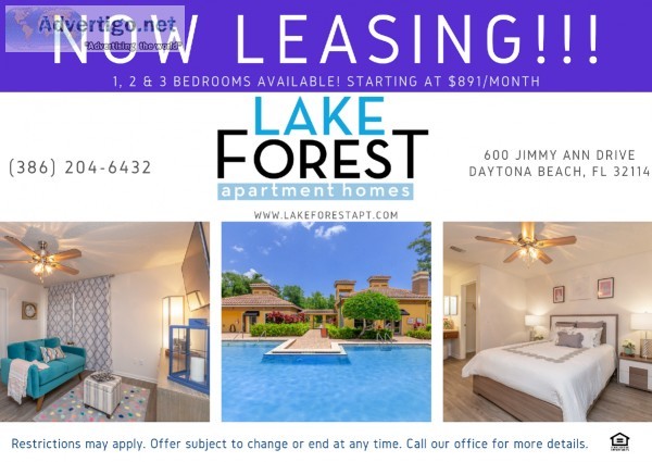 Beautiful Apartments for Rent At Lake Forest