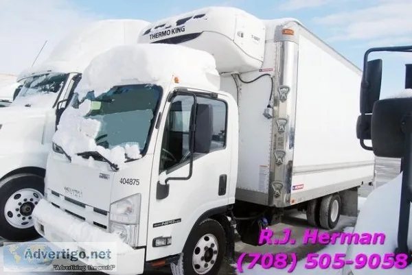 2014 Isuzu NPR 16ft Refrigerated (UNDER CDL) Straight Truck