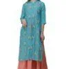 Firozi colour kurta