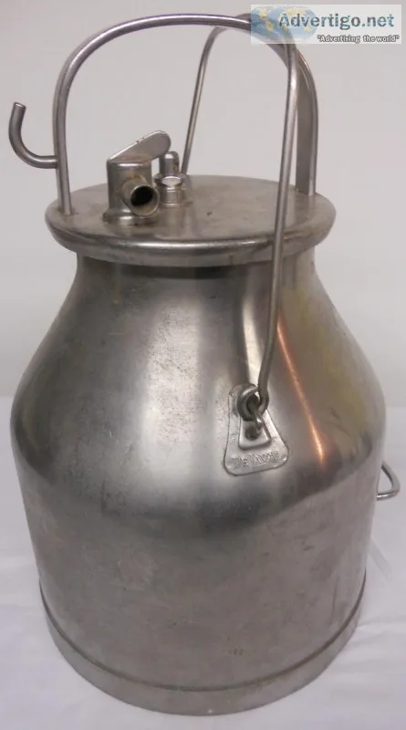 Vintage DeLaval Dairy Milk Pail  Bucket  Stainless Steel