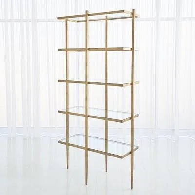 Buy Global Views Laforge Etagere Antique Gold  Bookcases and Eta