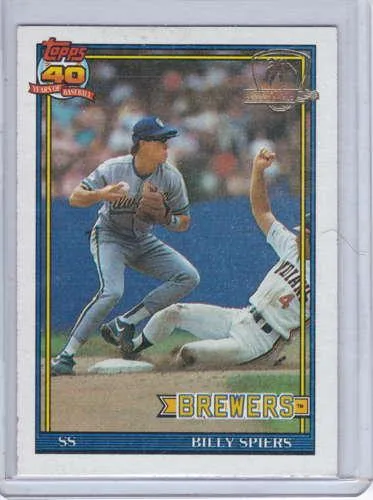 Billy Spiers 1991 Topps Desert Shield 284