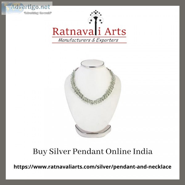Buy Silver Pendant Online India  Ratnavaliarts