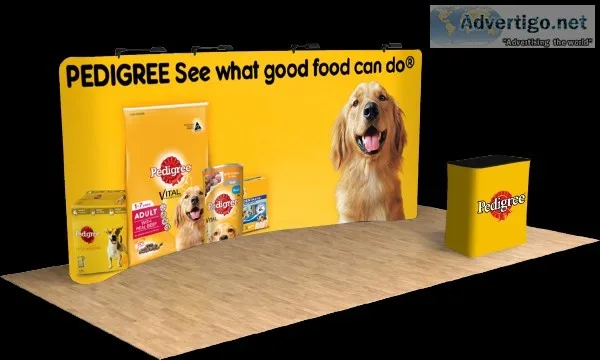 Portable Pop-Up Trade Show Display Booth  Display Solution
