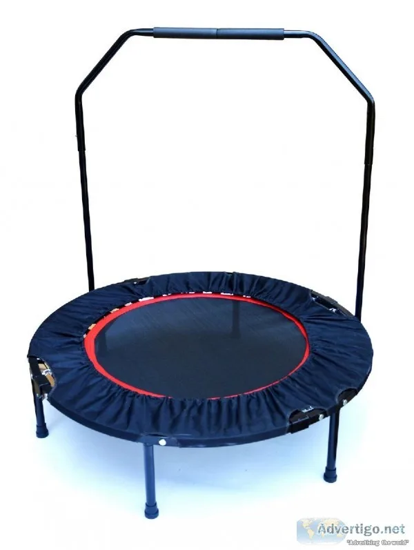 Mini Rebounder Trampoline With Handle Rail