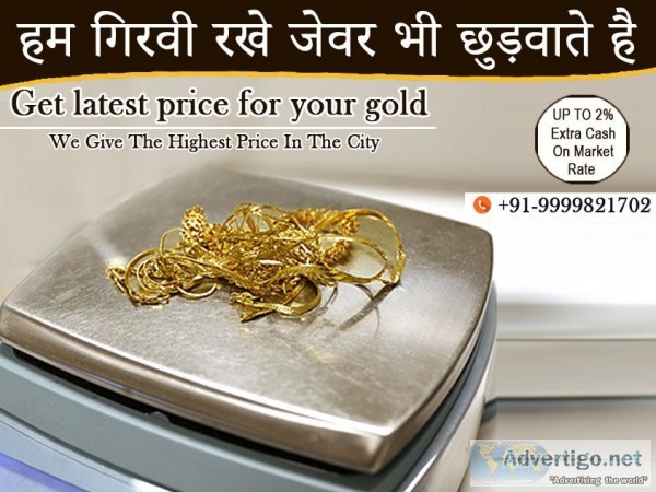 Get Cash for Gold With Reliable Gold Buyer In Delhi