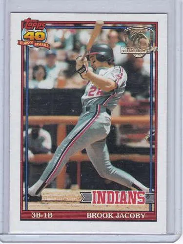 Brook Jacoby 1991 Topps Desert Shield 47