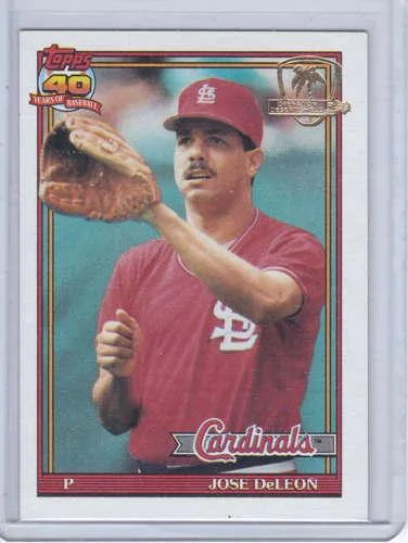 Jose DeLeon 1991 Topps desert Shield 711