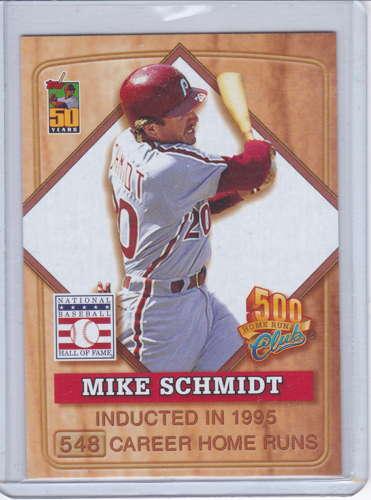 Mike Schmidt 2001 Post 500 Home Run Club Collector S Series 7 of