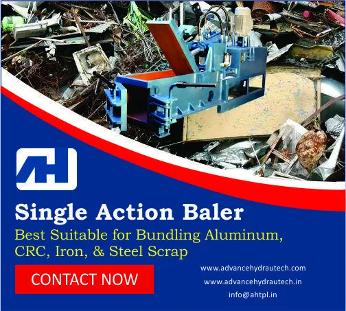 Baler for Turning MS and Light metal scrap
