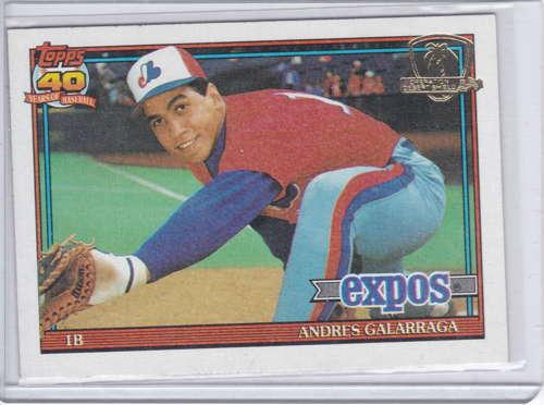 Andres Galarraga 1991 Topps Desert Shield 610