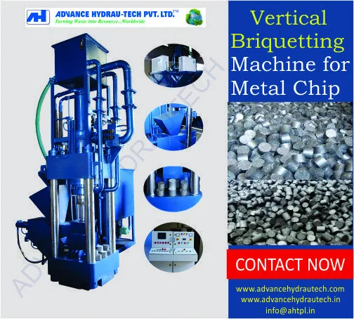 Metal ChipDust Briquetting Machine