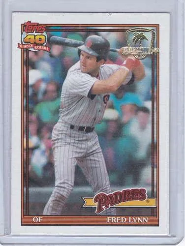 Fred Lynn 1991 Topps Desert Shield 586