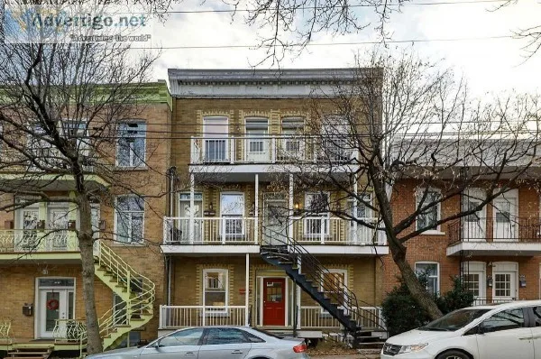 6 12 apartment semi-furnished for rent Petit Laurier Plateau-Mon