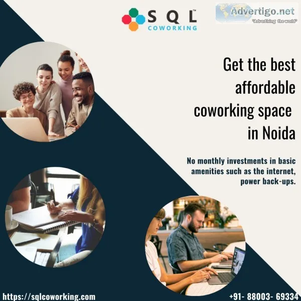 Get the best affordable coworking space in Noida