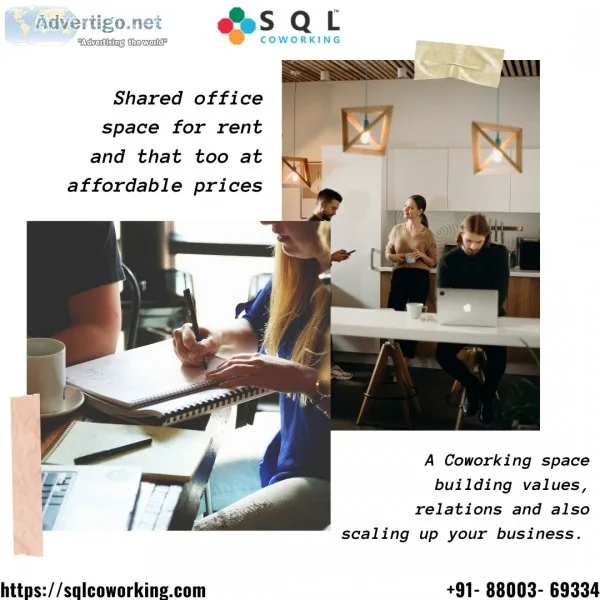 Coworking space for rent at affordable prices