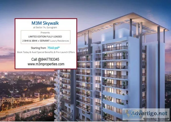 M3M Skywalk Sector 74 Gurugram  The Address You&rsquove Always W