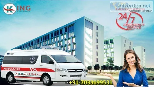 Road Ambulance Service in Gaya Bihar by King Ambulance