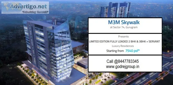M3M Skywalk Sector 74 Gurugram  The Best Place For A Better Livi