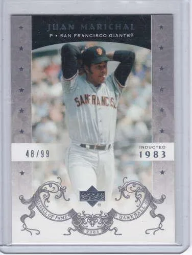 Juan Marichal 2005 Upper Deck HOF 1981 Silver (4899) 43