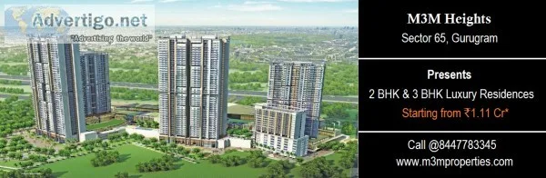 M3M Heights Sector 65 Gurugram  Homes That Match Your Aspiration