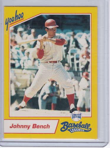 Johnny Bench 1993 Yoo-Hoo Basenall Legends LTD