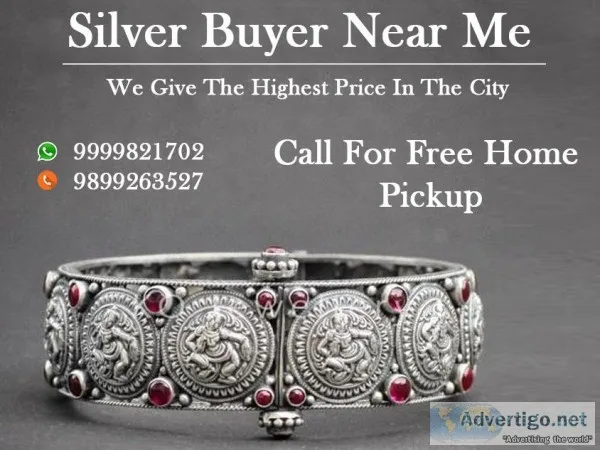 Sell Silver For Cash In Noida  Silver Buyer In Delhi NCR