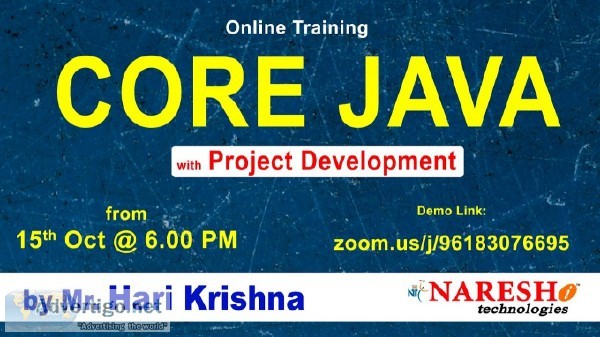 Core Java Online Training - NareshIT