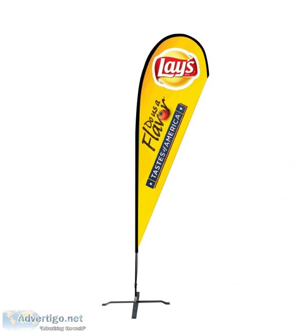 Flag Banner with Graphic Print For Promotion - Tent Depot   Cana