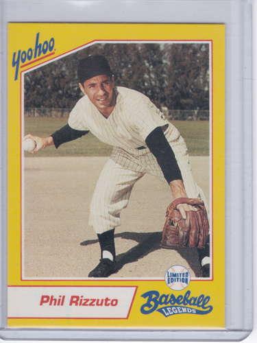 Phil Rizzuto 1993 Yoo-Hoo Baseball Legends LTD