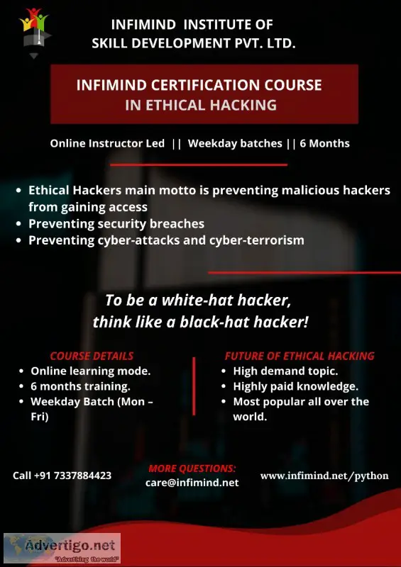 Ethical Hacking and Cyber Security at Infimind Institute of Skil