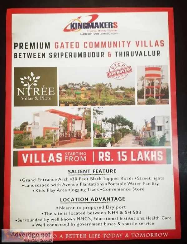 Offers going .villa and plot
