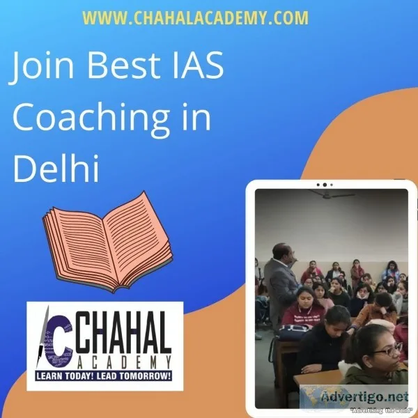 Best ias coaching centre in delhi - chahal academy