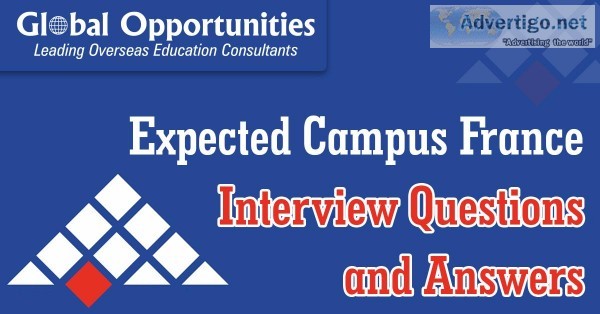 Expected Campus France Interview Questions and Answers