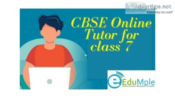 CBSE Online Tutor for class 7