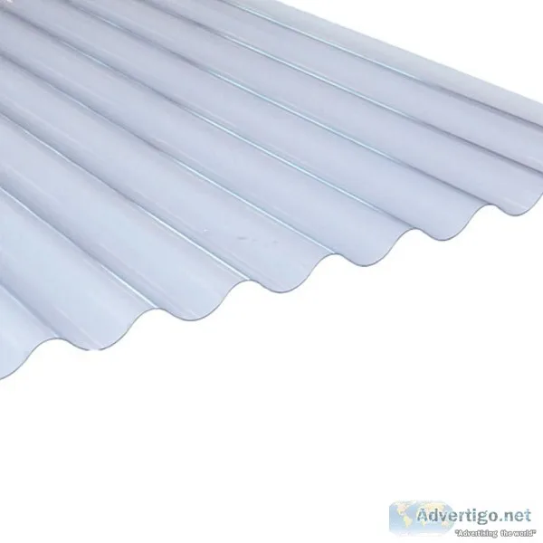 Clear PVC Corrugated Roofing Sheet