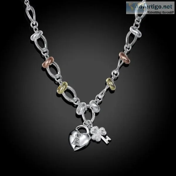 Buy Affordable Diamond Necklace  Peach Luv