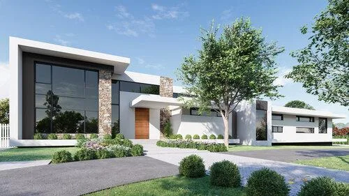 Beautiful 3D Exterior Facades